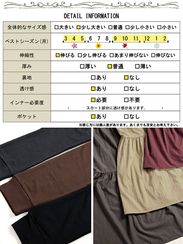 大きいサイズ レディース ハートネック切り替えティアードワンピース　sw-0691