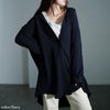大きいサイズ レディース バックタック格子柄シャツチュニック　maru-30128 【メール便可】 ネイビー