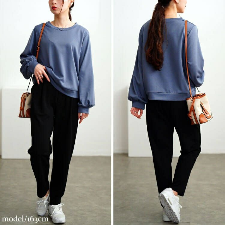 大きいサイズ レディース センタータックテーパードパンツ　mncut-152016