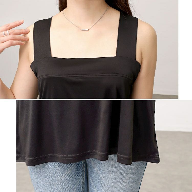 大きいサイズ レディース ブラ紐隠しタンクトップ　cpdai-659520 【メール便可】