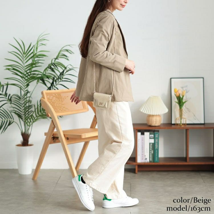 大きいサイズ レディース 軽量ストレッチテーラードジャケット　maru-30125 【メール便可】