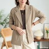大きいサイズ レディース 軽量ストレッチテーラードジャケット　maru-30125 【メール便可】 ベージュ