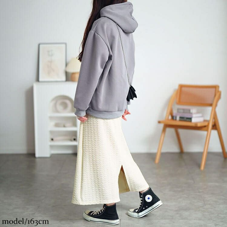 大きいサイズ レディース ポコポコナロースカート　cpdai-659555 【メール便可】