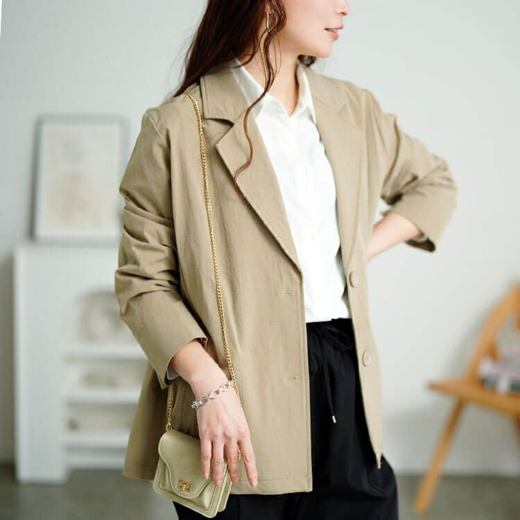 大きいサイズ レディース キテ楽レギュラーシャツ　cpdai-640695 【メール便可】