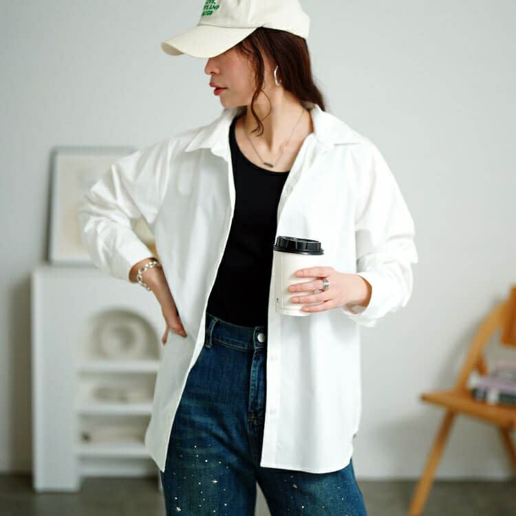 大きいサイズ レディース キテ楽レギュラーシャツ　cpdai-640695 【メール便可】