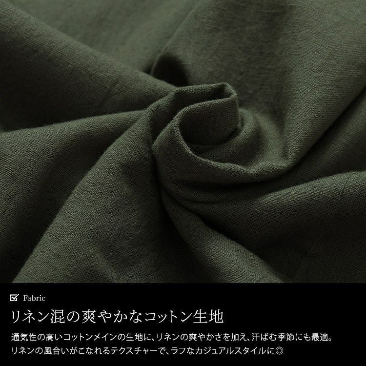 大きいサイズ レディース コットンリネンスクエアネックワンピース　fem-525