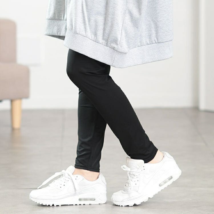 大きいサイズ レディース 吸水速乾ストレッチ10分丈レギンス　yoshi-b3157【メール便可】