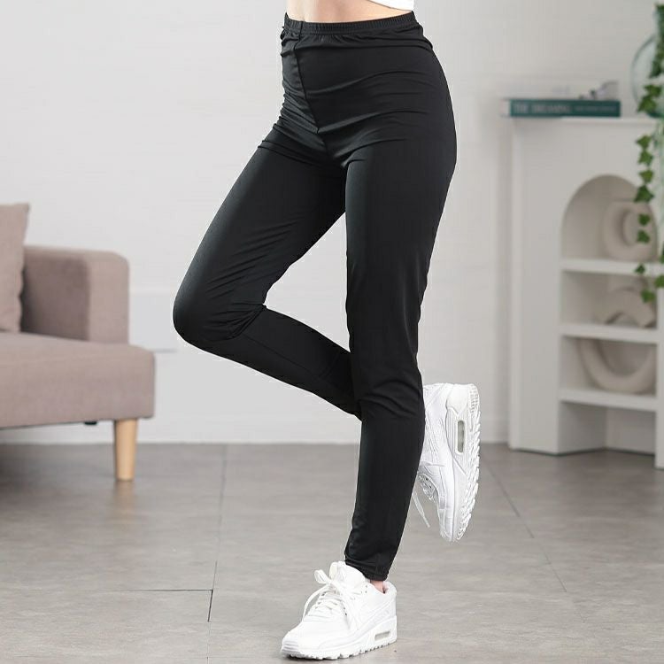 大きいサイズ レディース 吸水速乾ストレッチ10分丈レギンス　yoshi-b3157【メール便可】