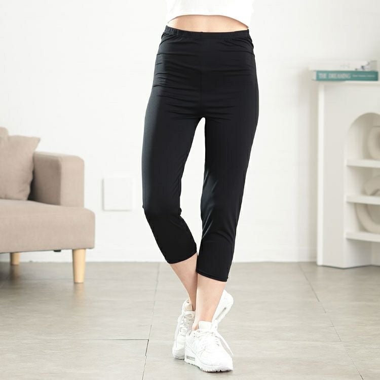 大きいサイズ レディース 吸水速乾ストレッチ7分丈レギンス　yoshi-b3156【メール便可】