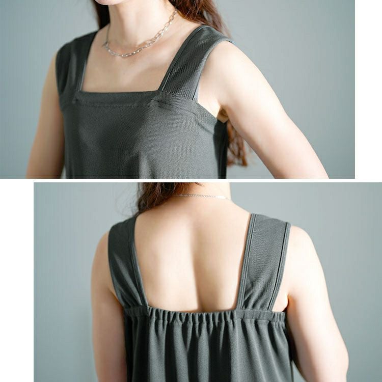 大きいサイズ レディース ワッフルマーメイドジャンパースカート　maru-30139