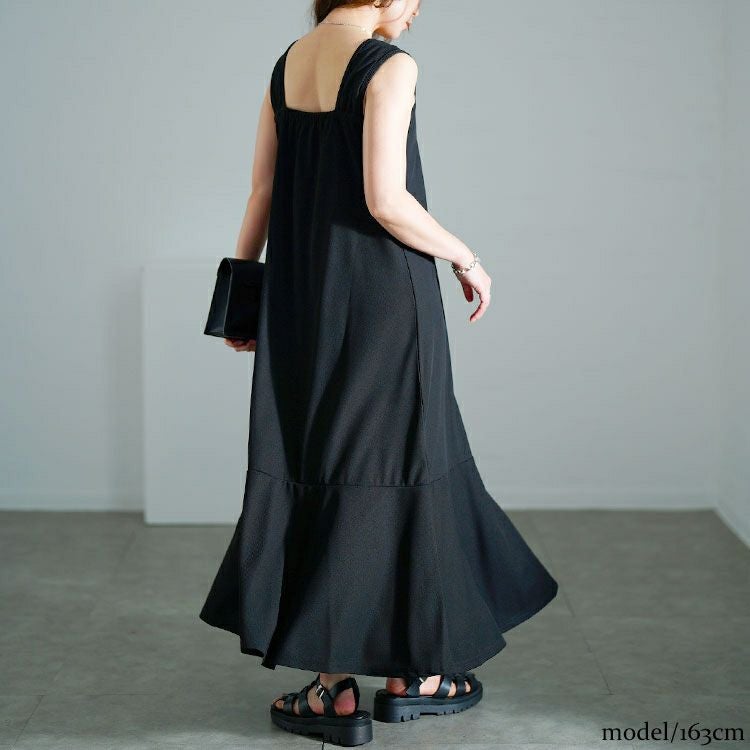 大きいサイズ レディース ワッフルマーメイドジャンパースカート　maru-30139