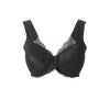 大きいサイズ レディース フロントホックシームレスブラ　goldy-1660 ブラック