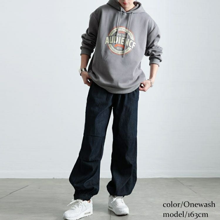 大きいサイズ レディース パラシュートコットンライトオンスデニム　wd-0415