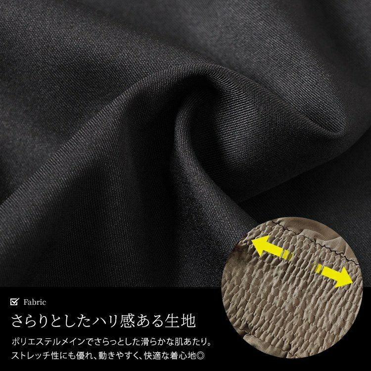 大きいサイズ レディース キーネックシャーリングワンピース　sw-0710