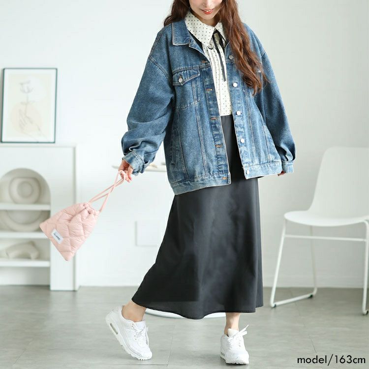 大きいサイズ レディース ドットピンタック切り替えリボンワンピース　tani-36136ll