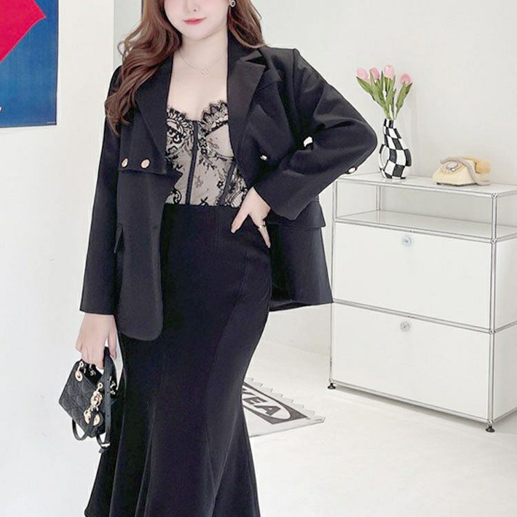 大きいサイズ レディース レース重ねビスチェ風ロングブラ　goldy-1671