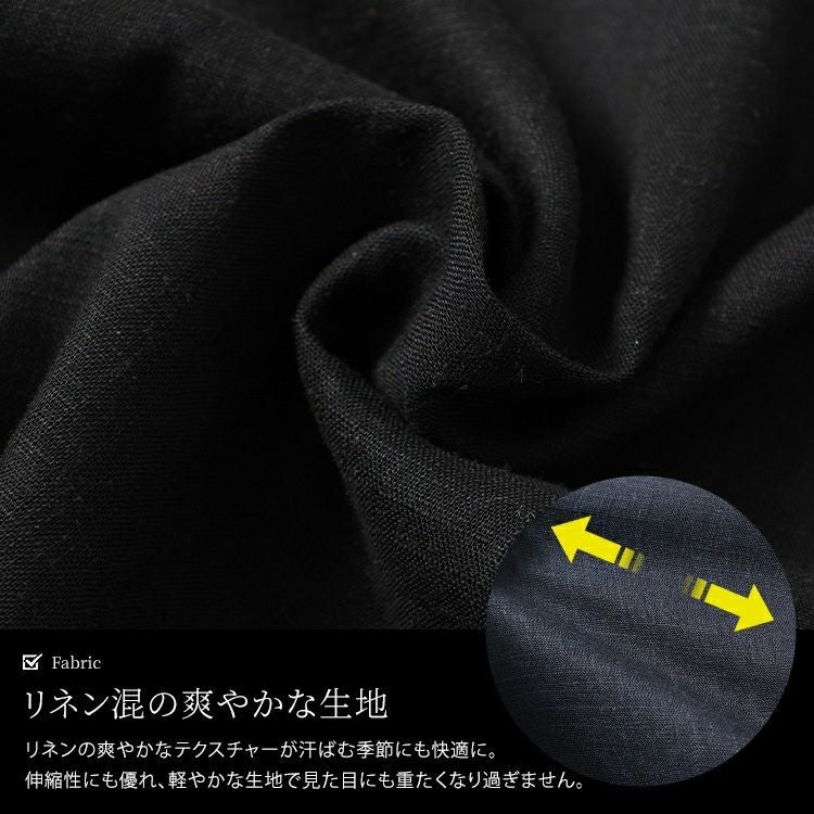 大きいサイズ レディース 麻混Vネック配色ラインジャンパースカート　tog-1025