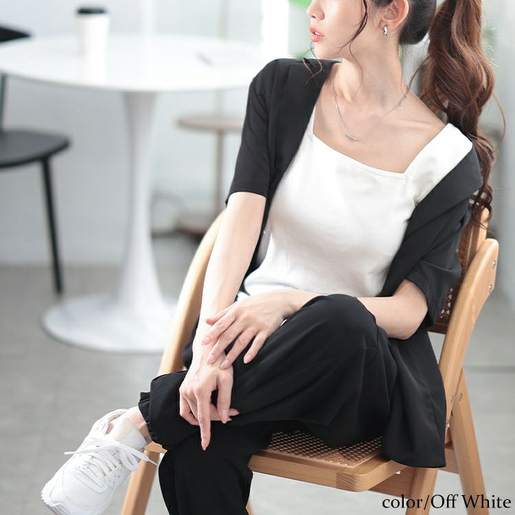 大きいサイズ レディース カップ付きコットンタンクトップ　wk-0539