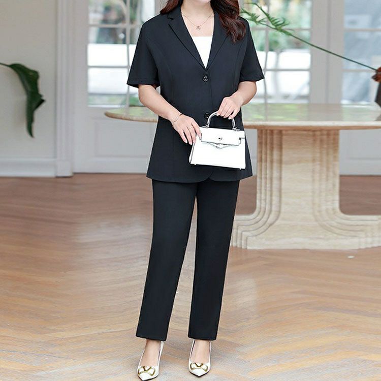 大きいサイズ レディース サイドゴムテーラードパンツ　goldy-1675【メール便可】