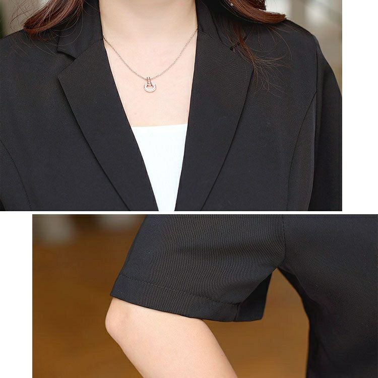 大きいサイズ レディース 半袖テーラードジャケット　goldy-1674【メール便可】