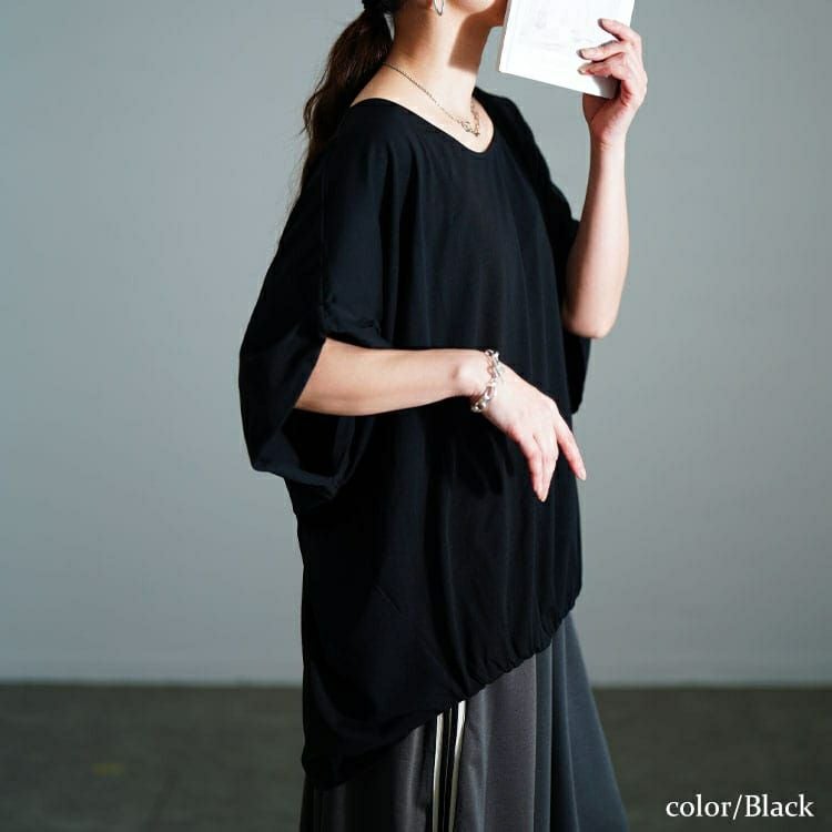 大きいサイズ レディース 接触冷感ストレッチドルマンプルオーバー　sw-0723【メール便可】