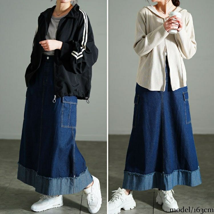 大きいサイズ レディース バックスリットデニムタイトスカート　tog-1036