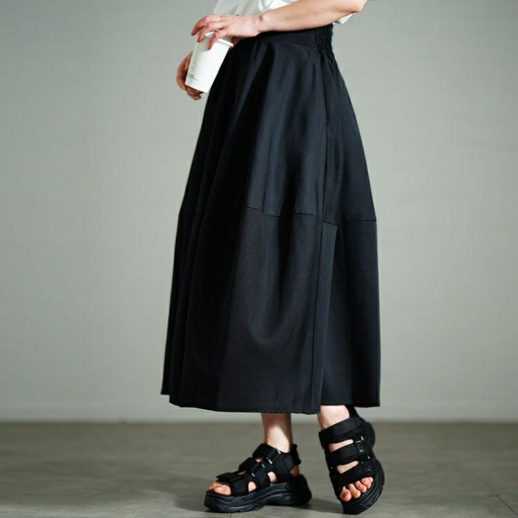 大きいサイズ レディース タックバレルスカート　sw-0706