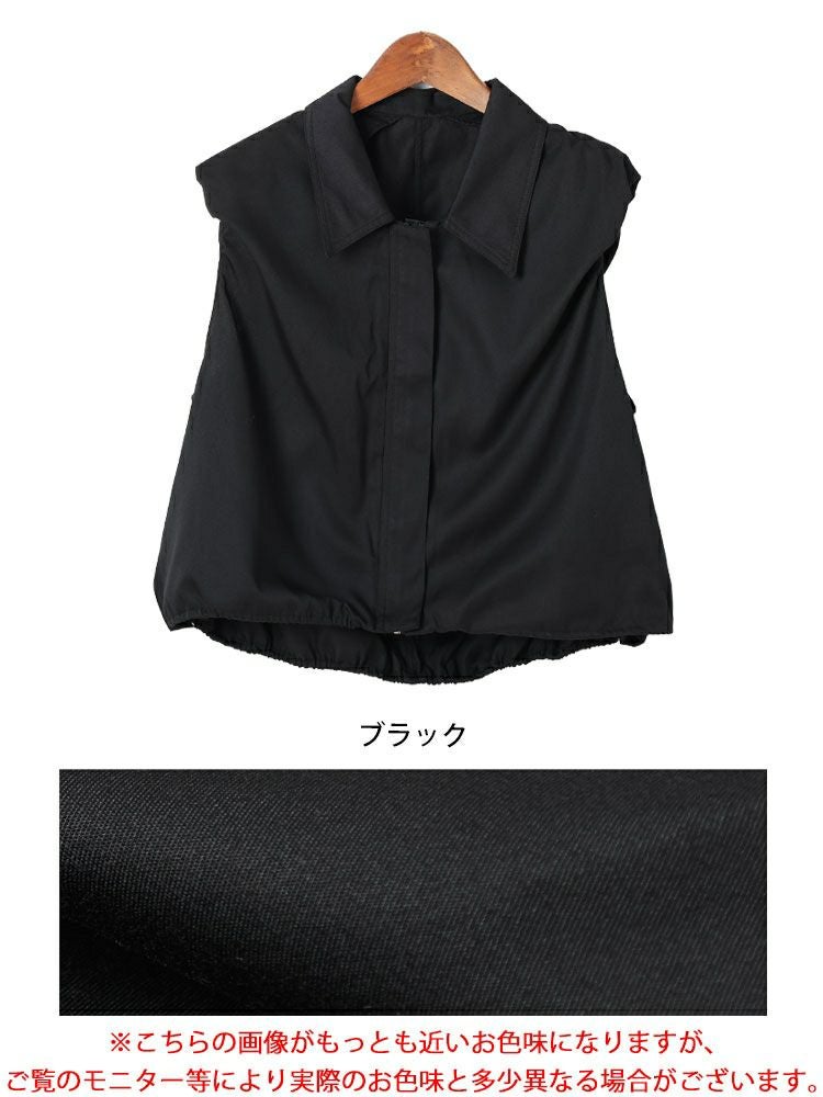 大きいサイズ レディース バルーンクロップドZIPトップス　sw-0705【メール便可】