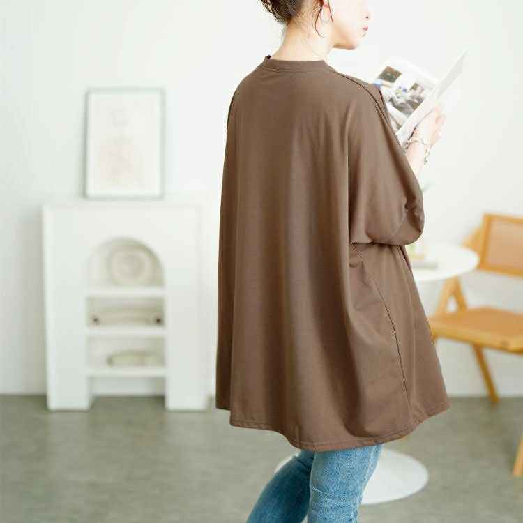 大きいサイズ レディース ビッグプリントオーバーサイズTシャツ　goldy-1685【メール便可】