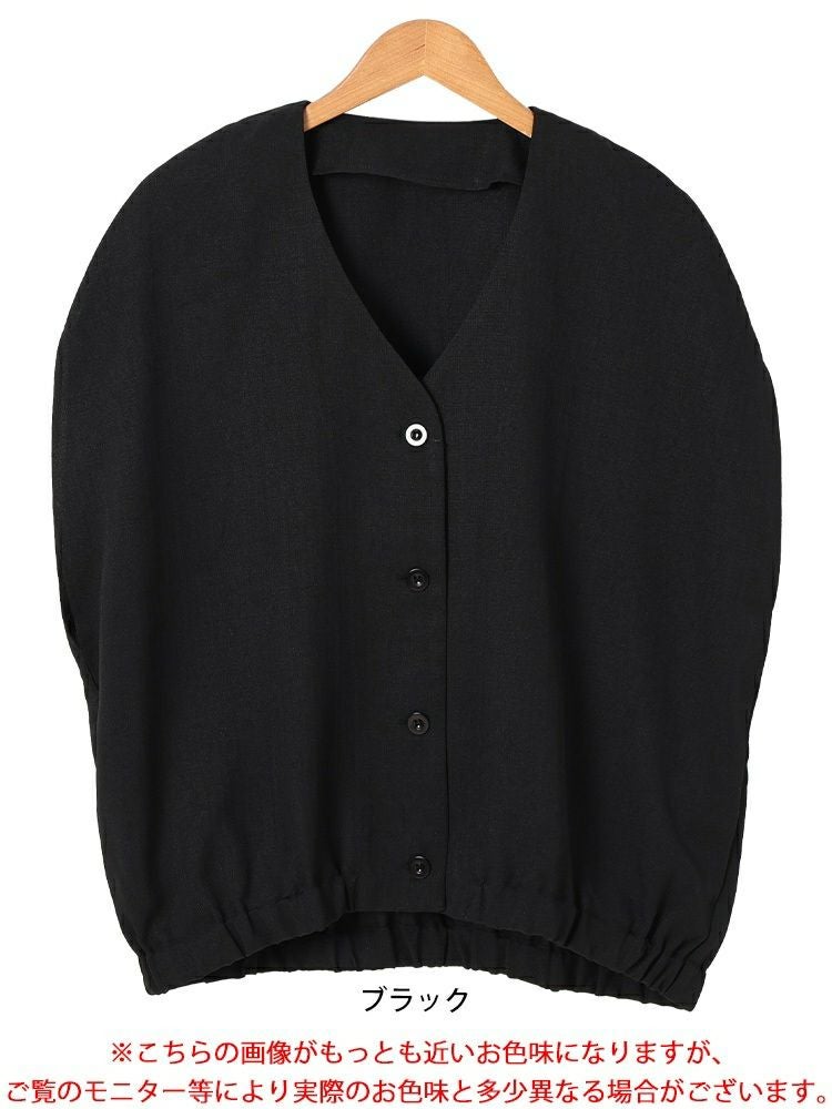 大きいサイズ レディース Vネックラウンドドルマンシャツ　sw-0760 【メール便可】