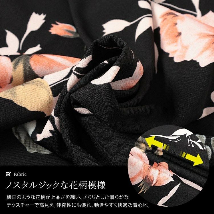 大きいサイズ レディース レトロ花柄タンクトップ　sw-0765 【メール便可】