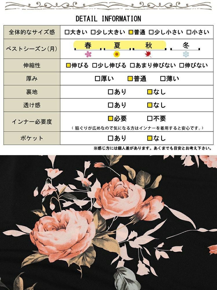 大きいサイズ レディース レトロ花柄タンクトップ sw-0765 【メール便