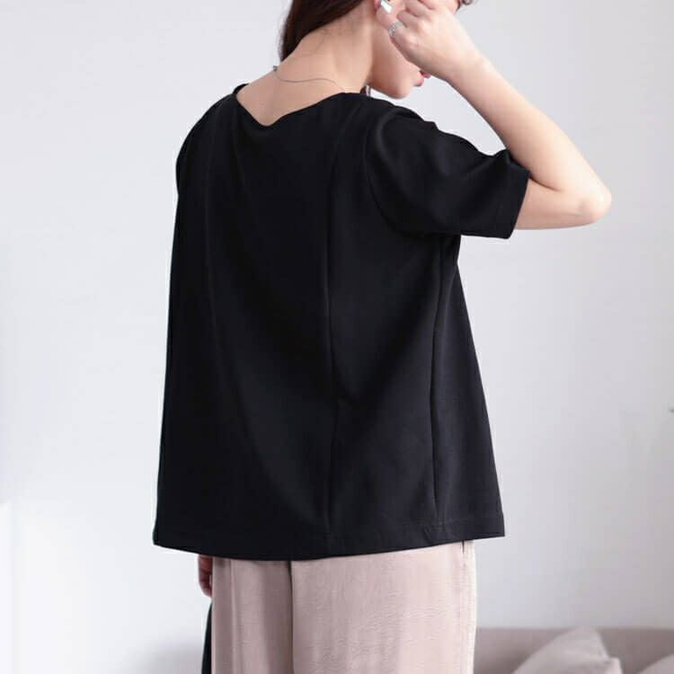 大きいサイズ レディース 接触冷感＆UVカット＆吸汗速乾ラウンドネックTシャツ　cpdai-659838【メール便可】