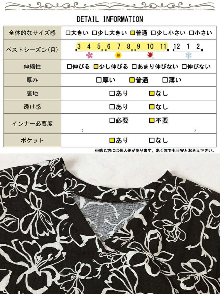 大きいサイズ レディース 花柄マキシ丈ワンピース　gold937【メール便可】