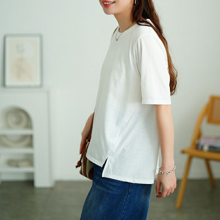 大きいサイズ レディース ランダムプリーツワイドサロペット＆Tシャツ2点セット　plan-481004