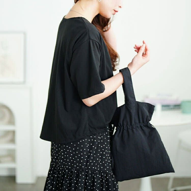 大きいサイズ レディース ドット柄ドッキングティアードワンピース　plan-281097