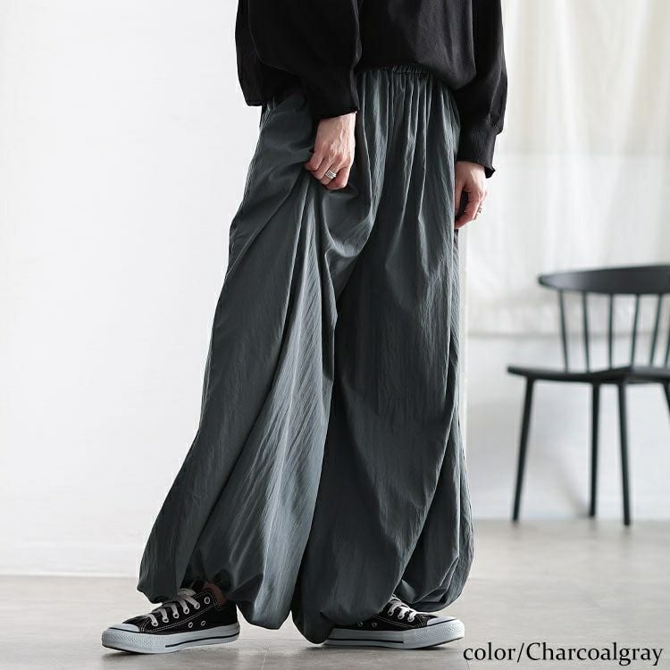 大きいサイズ レディース ワイドバルーンパンツ　nw-25029