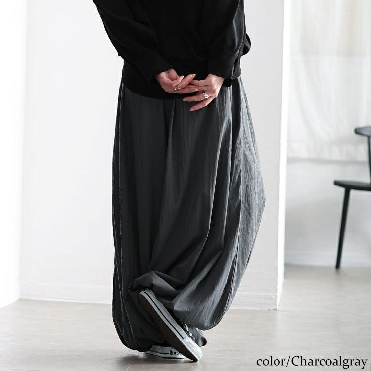 大きいサイズ レディース ワイドバルーンパンツ　nw-25029