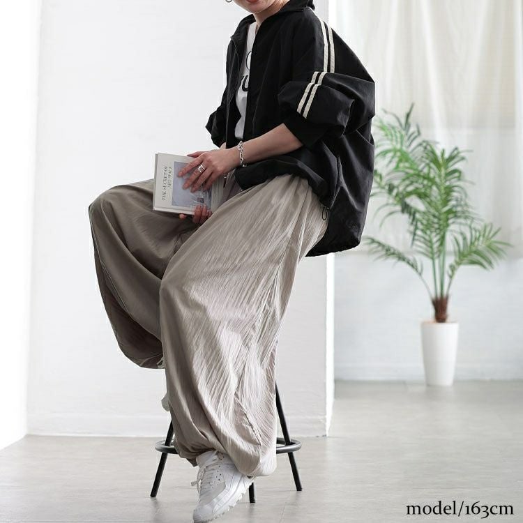 大きいサイズ レディース ワイドバルーンパンツ　nw-25029