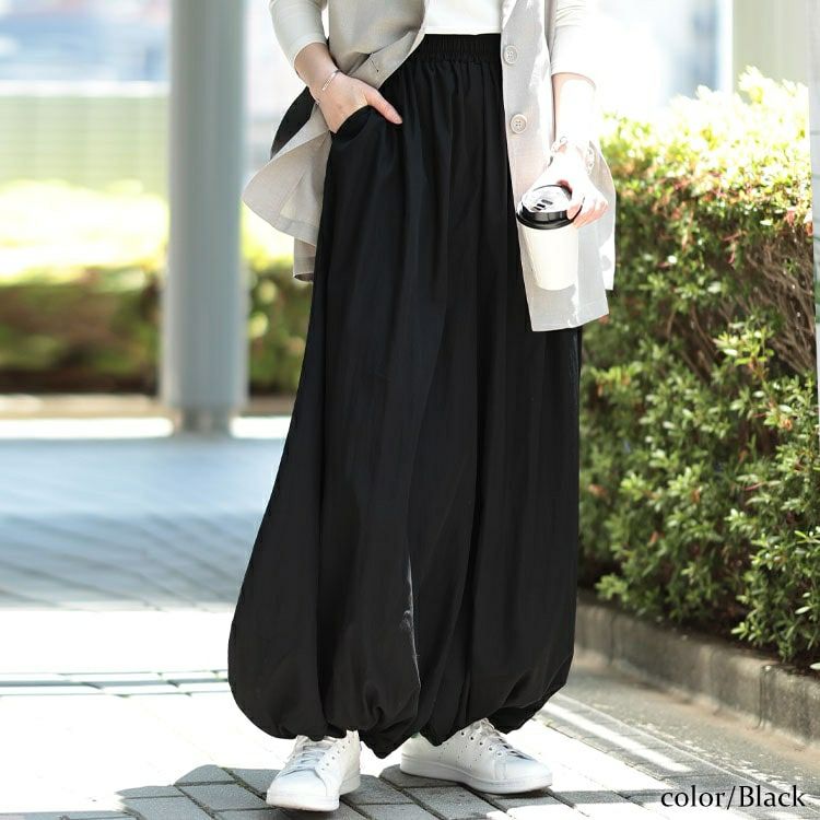 大きいサイズ レディース ワイドバルーンパンツ　nw-25029