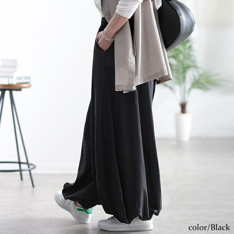 大きいサイズ レディース ワイドバルーンパンツ　nw-25029