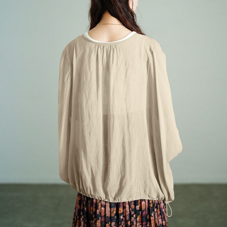 大きいサイズ レディース 裾ドロストノースリーブZIPベスト　tog-1037 【メール便可】