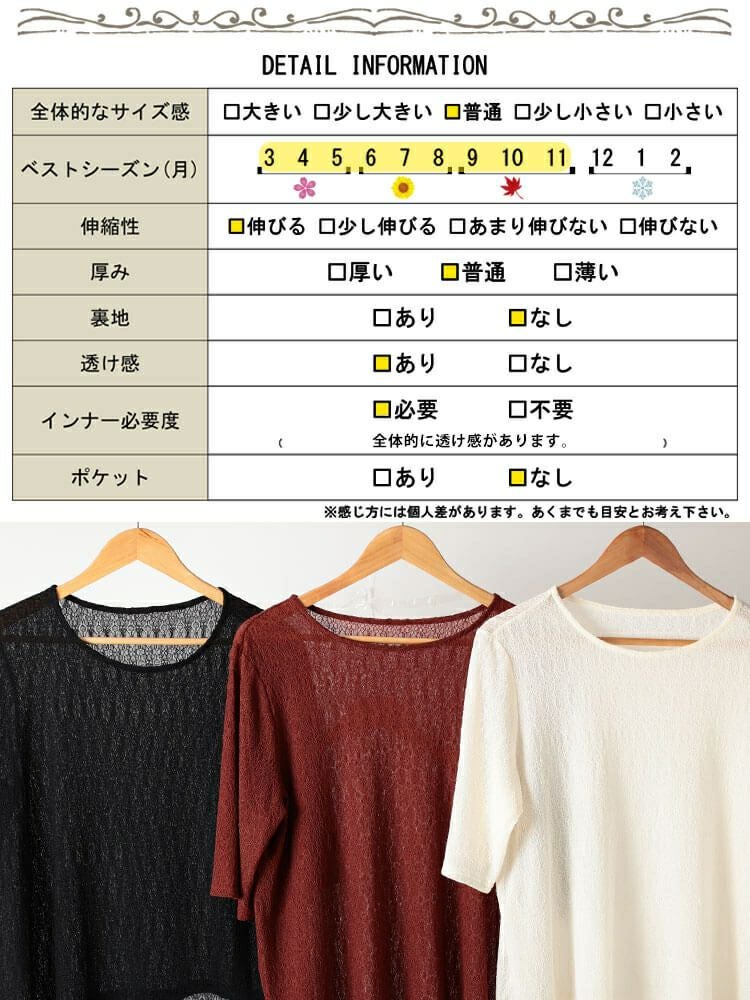 大きいサイズ レディース ストレッチレースクルーネックプルオーバー　maru-30155 【メール便可】