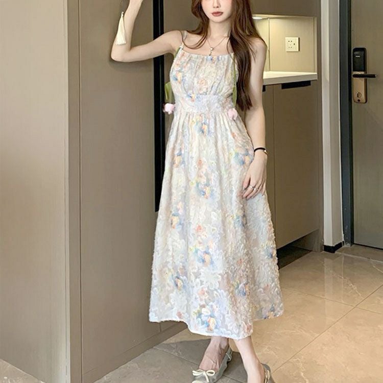 大きいサイズ レディース メッシュレース長袖カーディガン＆パステルカラーキャミワンピースセット　goldy-1699