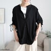 大きいサイズ レディース 楊柳ドロストドルマンシャツ　cast-5554052 【メール便可】 ブラック