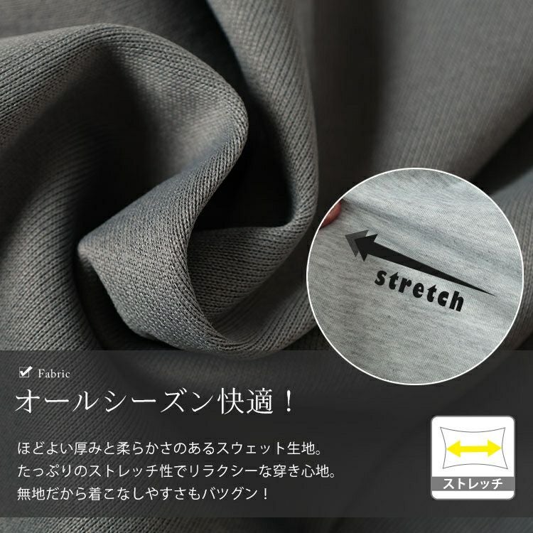 大きいサイズ レディース ストレートワイドスウェットパンツ　goldy-1701