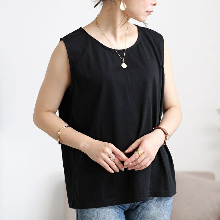 大きいサイズ レディース 花柄シフォンロングカーディガン＆タンクトップ2点セット　cpdai-647108 【メール便可】