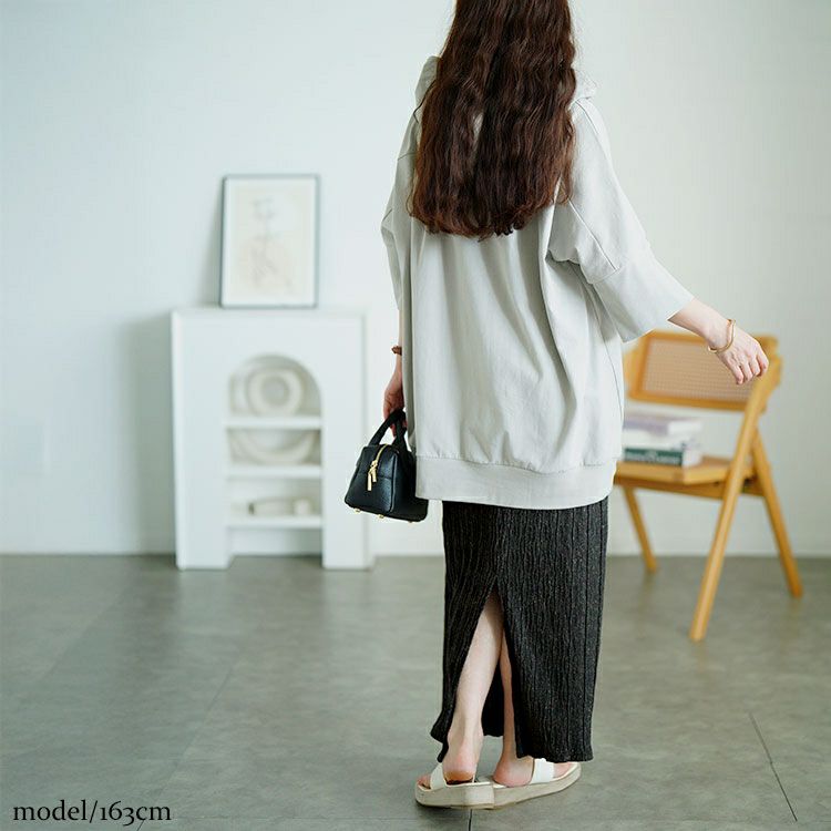 大きいサイズ レディース ウェーブランダムプリーツナロースカート　jp558