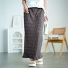大きいサイズ レディース ウェーブランダムプリーツナロースカート　jp558 グレー