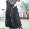 大きいサイズ レディース ギャザーポケットバルーンマキシスカート　nw-25041 ブラック